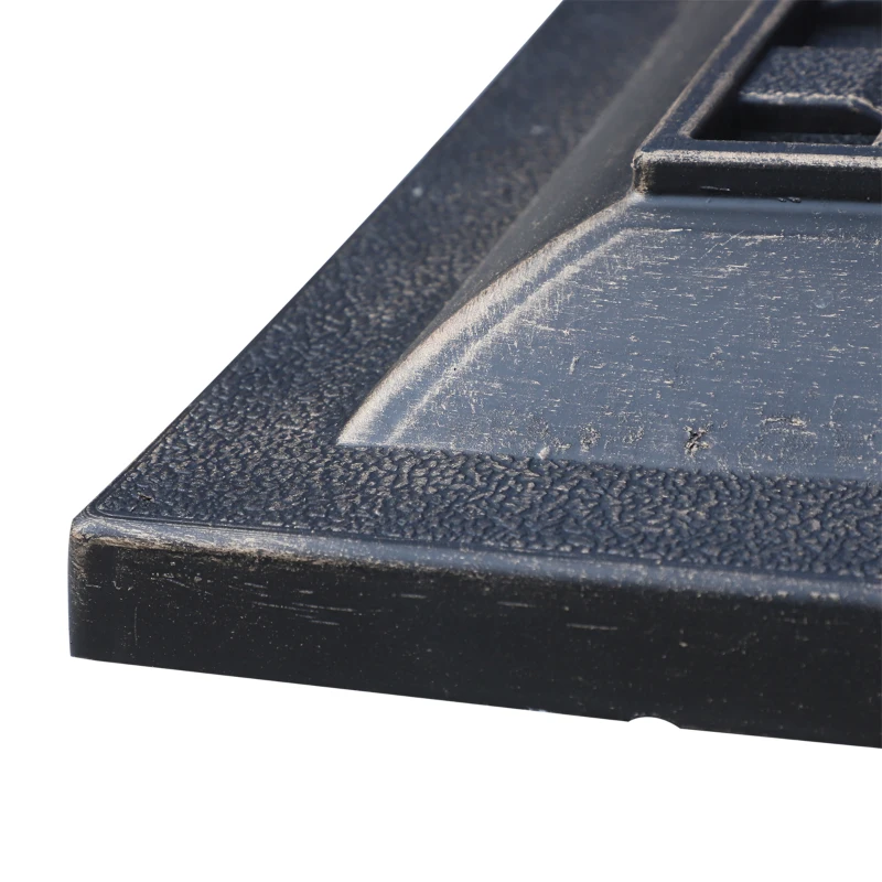 Outsunny 20 lbs Square Resin Patio Umbrella Stand Base Coated Pole Market Umbrella Parasol Holder Bronze