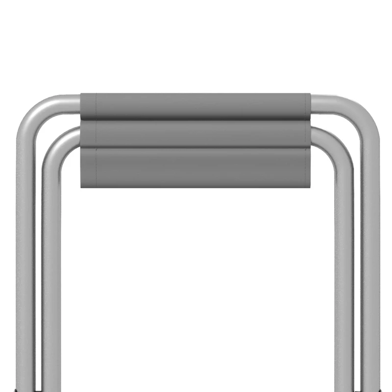 Outsunny Folding Picnic Table and 6 Stools, Camping Table and Chairs with Aluminum Frame for Outdoor, Picnic, Beach, BBQ, Grey