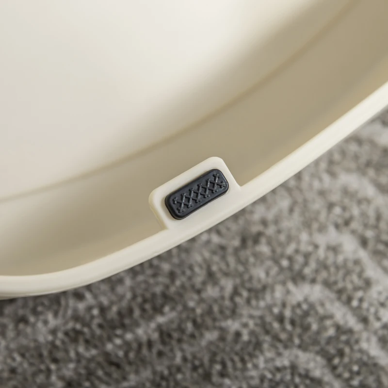 PawHut Portable Pet Stairs Foldable Steps for Small Dogs and Cats 3-Step with Non-slip Treads for Beds Sofas, Cream