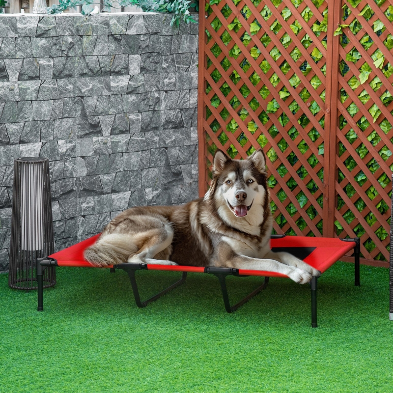 foldable elevated dog bed