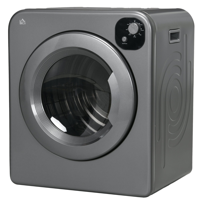 HOMCOM Compact Laundry Dryer 1300W Portable Clothes Dryer