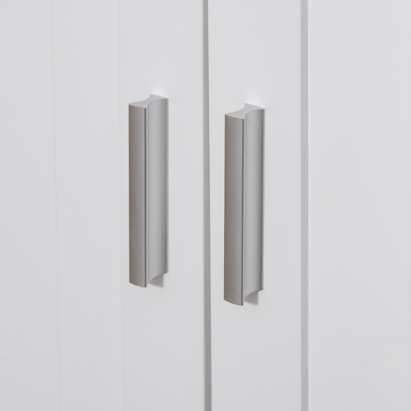 PawHut Wooden Cat Litter Box Enclosure Furniture with Adjustable Partition, Cat Washroom End Table with Open Shelf, White