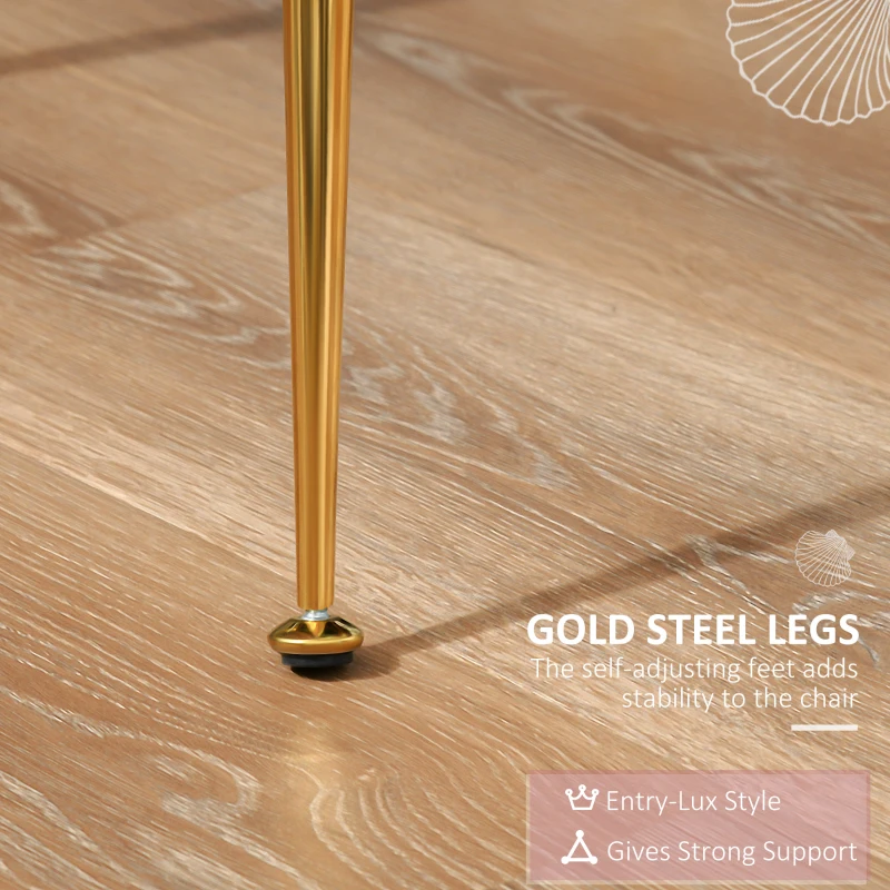 HOMCOM living room modern mid century accent fabric restaurant Lounge elegant side seat comfortable indoor furniture padded kitchen