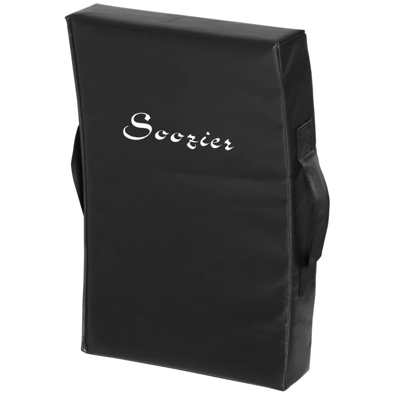 Soozier Boxing Pad, Kick Shield, Curved Muay Thai Kicking Pad, Great for MMA, Taekwondo, Krav Maga, Martial Arts, Karate