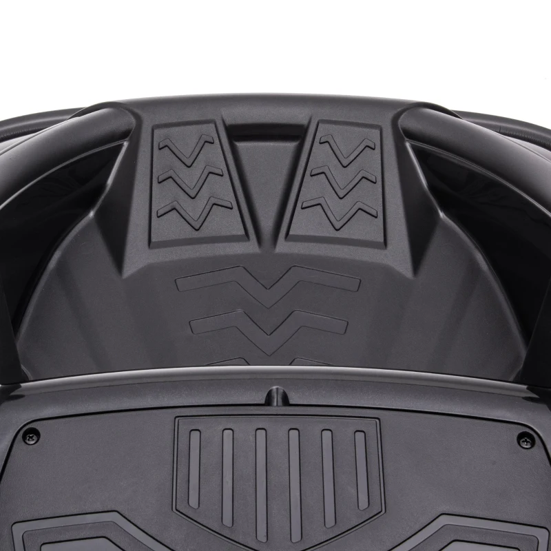 Aosom 12V Kids Bumper Car with Parent Remote Control, Safety Belt, Colorful LED Lights, for Boys and Girls, Black