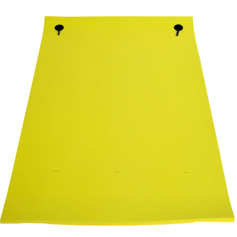 Soozier 10' x 5' Lily Pad Floating Mat for Water Recreation and Relaxing, Tear-Resistant XPE Foam Water Floating Mat for Lake, River, Beach, Pool, Yellow