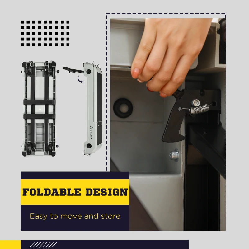 Soozier Multipurpose Workout Bench, Adjustable Stepper Deck with Resistance Ropes, Incline and Decline, Foldable Weight Bench for Home Gym Aerobic & Strength Training