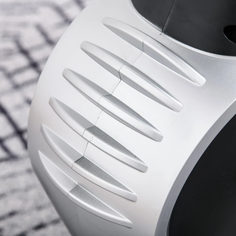 Soozier 2- IN -1 Elliptical Machine Magnetic Cardio Workout Exercise Bike Cross Trainer with 8 Level Resistance, LCD Digital Monitor, Pad Phone Holder for Home Office Gym, 220lbs Weight Capacity