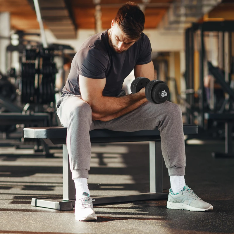 Soozier 66 lbs Adjustable Dumbbell Set for Upper & Lower Body Strength Training