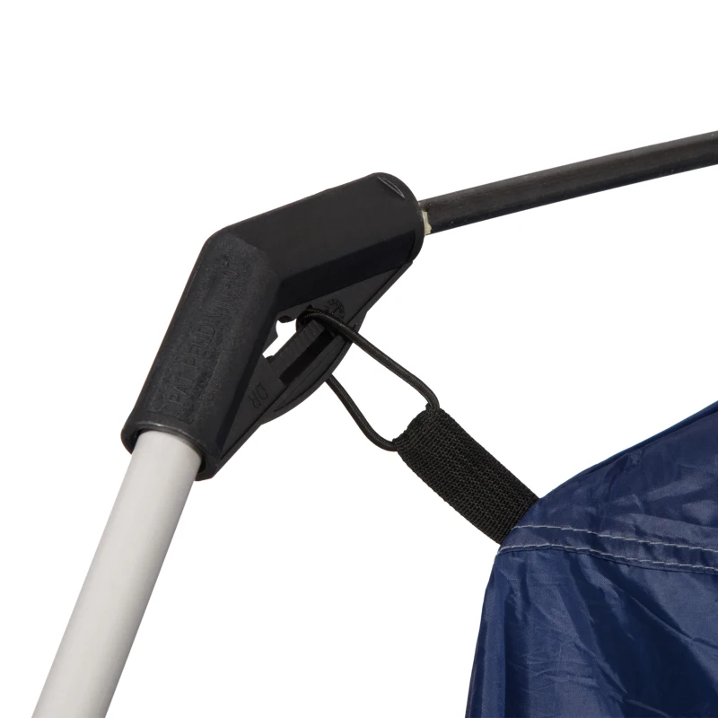 Outsunny Camping Tent, Family Tent 4-8 Person 2 Room, with Large Mesh Windows, Easy Set Up for Outdoor, Traveling, 13' x 9' x 7', Blue