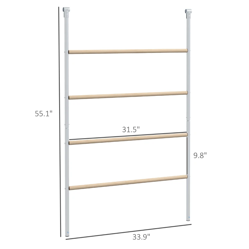 PawHut Chicken Roost for Coop, Jungle Gym Roosting Bar, 55" x 33.75"