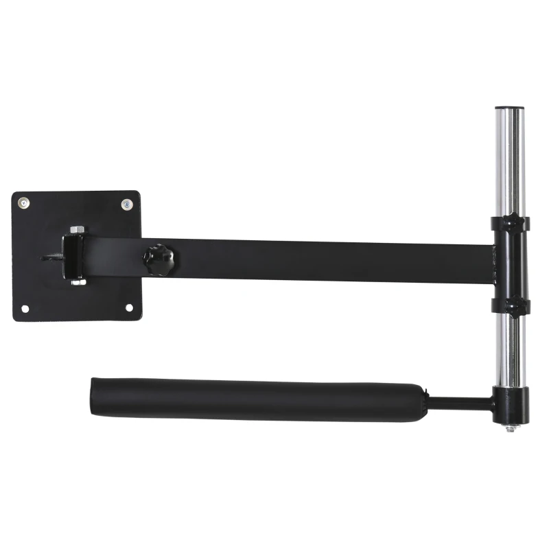 Soozier Wall Mount Reflex Bar Trainer, MMA Boxing Speed Trainer with Punching Boxing Bar, Height Adjustable, Black