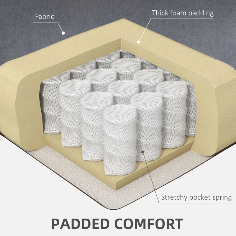 HOMCOM Vibration Massage Lift Recliner Chair with Heat, Gray