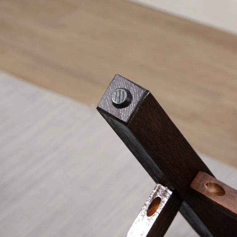 HOMCOM Set of 2 Swivel Counter Height Bar Stools with Footrest, Dark Grey