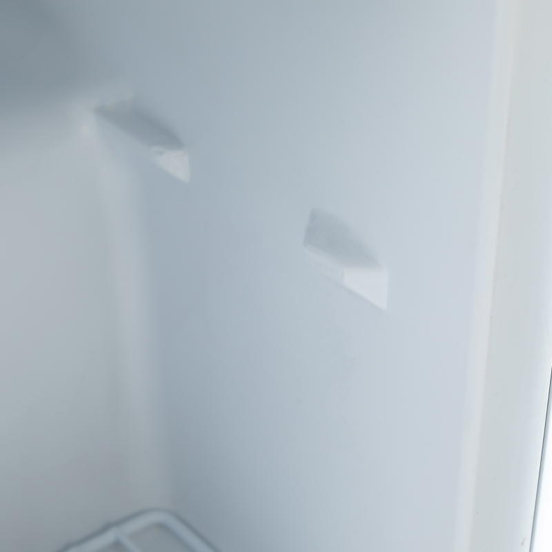 HOMCOM 1.1 Cu. Ft. Mini Freezer, Compact Upright Freezer with Reversible Door, Removable Shelf, Adjustable Temperature, White