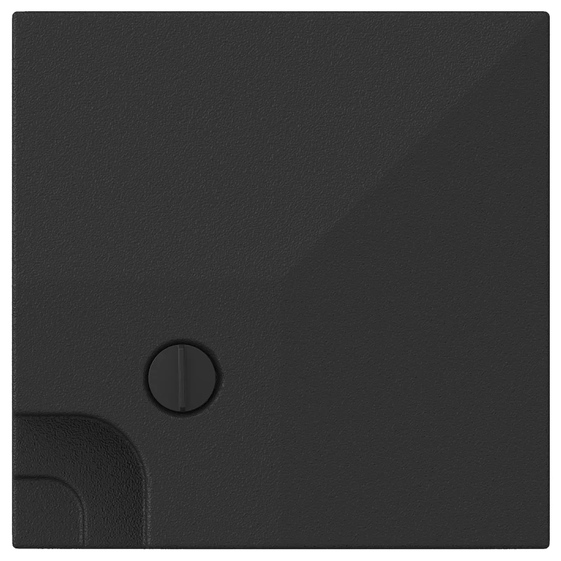 Outsunny 4 Pieces Cantilever Patio Umbrella Base, Outdoor Offset Umbrella Weights, 176 lbs Capacity Water or 264 lbs Capacity Sand  Plates Set, Black