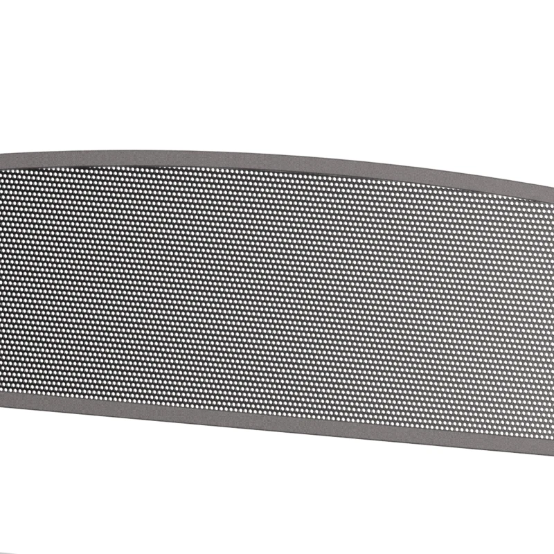 Outsunny 50" Steel Garden Bench Outdoor Patio 2-Person Park Seat Yard Furniture Loveseat Brown