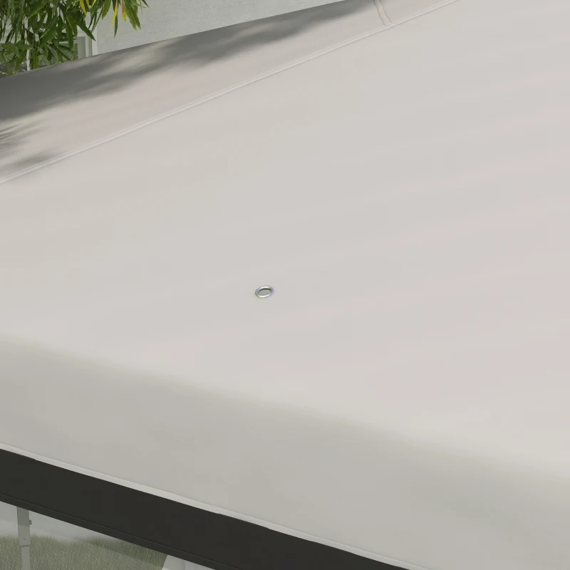 Outsunny 12'x12' Pop Up Canopy, Hexagon Gazebo with Netting, Carry Bag, Height Adjustable Instant Shelter, Grey