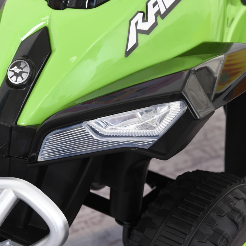 Aosom NO Power Kids Ride On Push Car, w/ Music, Lights for 1.5-3, Green