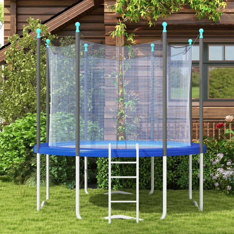 Soozier 12FT Trampoline Spring Cover, Safety Trampoline Pad Replacement, Waterproof and Tear Resistant, All Weather Trampoline Accessories, Blue