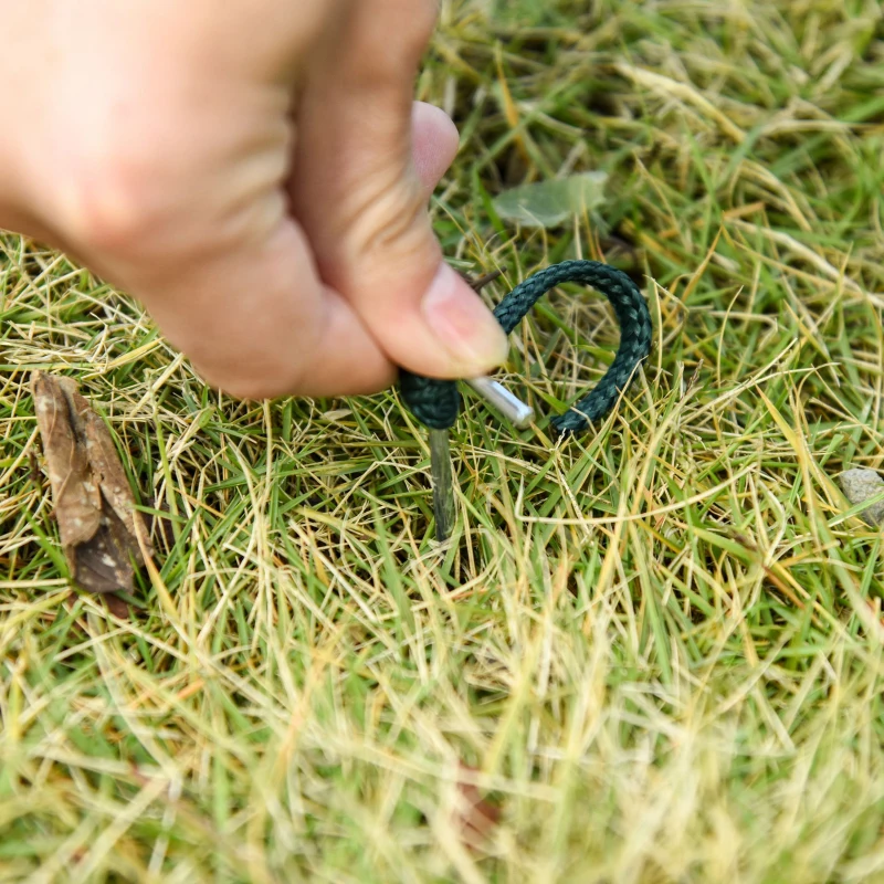 Outsunny 5' x 4' x 7' Outdoor Lean-to Walk-in Garden Greenhouse with Roll-Up Door Hot House for Plants Herbs Vegetables, White