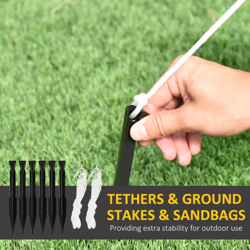 Outsunny 8ft Inflatable Christmas Snowman Family with A Red Bird, Blow-Up Outdoor LED Yard Display for Lawn Garden Party