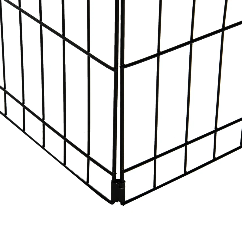 PawHut 24inch Foldable Metal Exercise Pet Playpen Yard Dog Puppy Kennel Cage 8 Panel