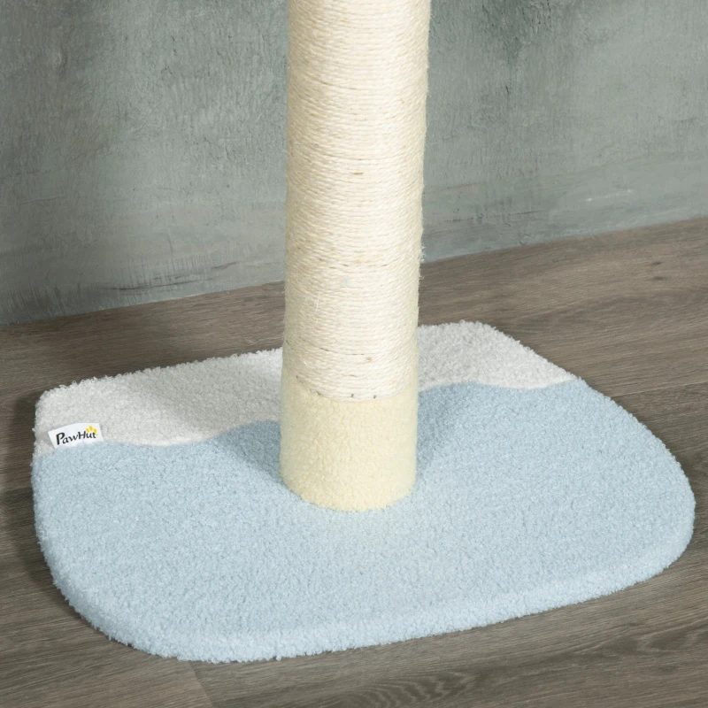 PawHut 4-Tier Floor to Ceiling Cat Tree Height Adjustable 87 -103 Inch