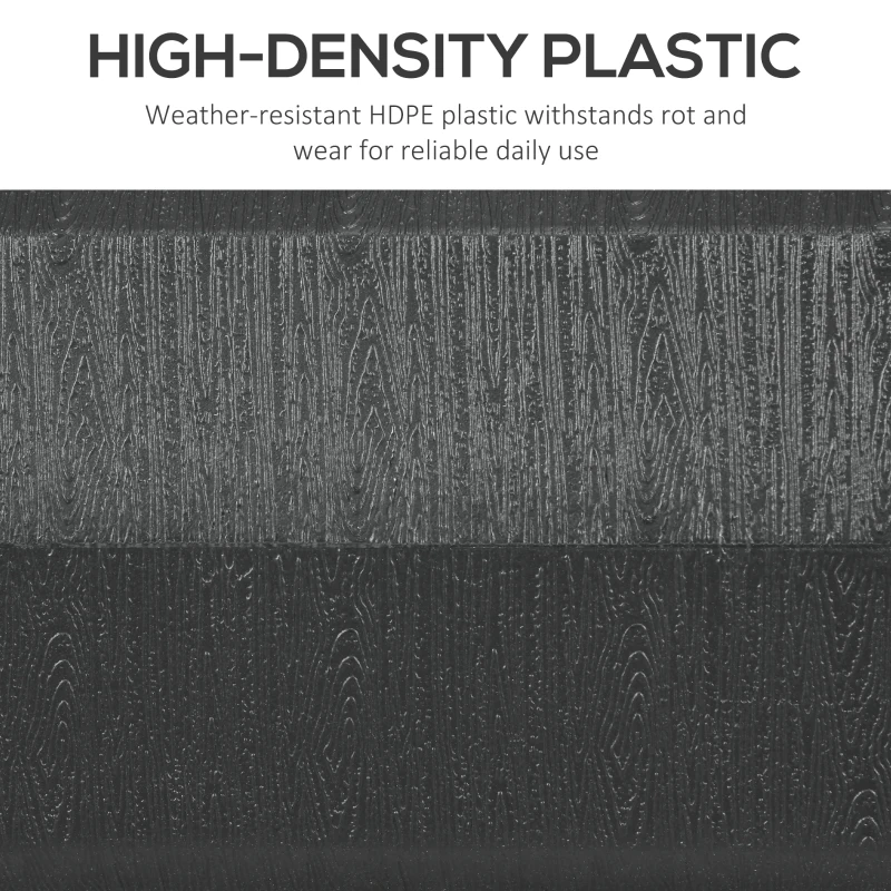 Outsunny Umbrella Stand for 1.3", 1.5" or 1.9" Umbrella Poles, Fillable Umbrella Base, Black