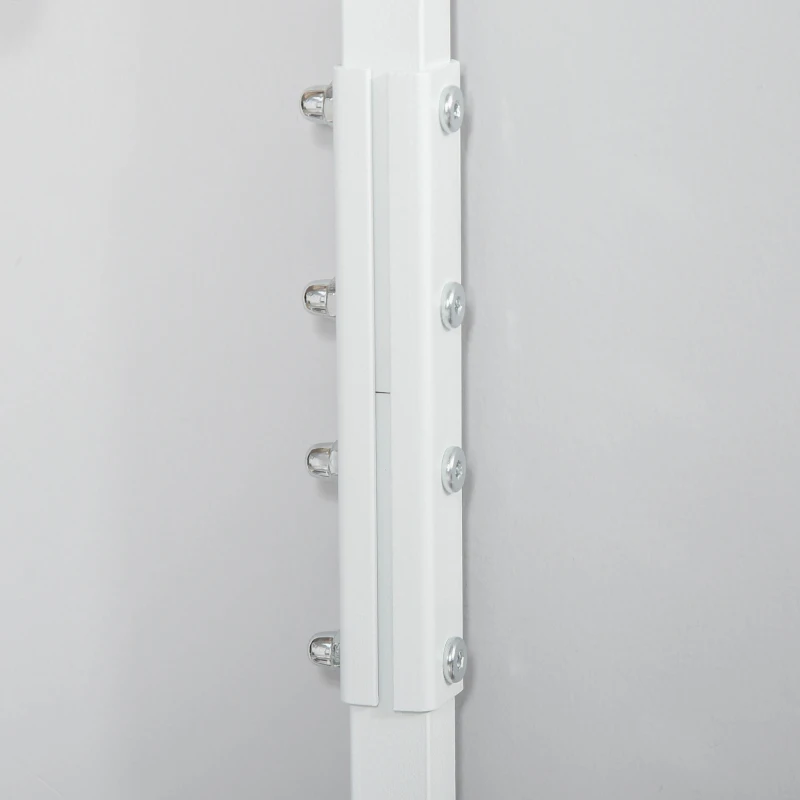 HOMCOM 3-in-1Hall Tree Entryway Coat Rack Shoe Bench with 9 Hanging Hooks, 3-Tier Storage Shelves, Multifunctional Hallway Organizer Natural/White