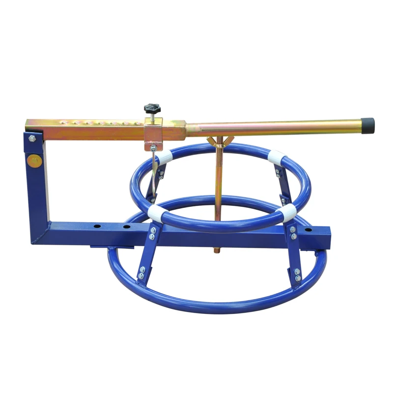 HOMCOM Motorcycle Tire Changer Stand with Adjustable Bead Breaker, Fit for 16-22in Tyres