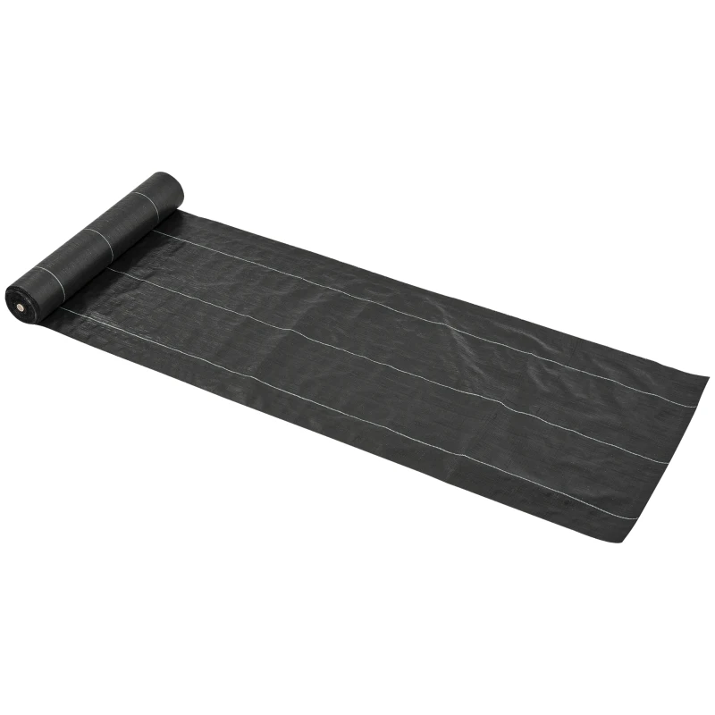 Outsunny 3ftx300ft Landscape Fabric, 4.6OZ Gardener Premium Weed Barrier Durable & Heavy-Duty Weed Block Gardening Mat, Easy Setup & Superior Weed Control Convenient Design