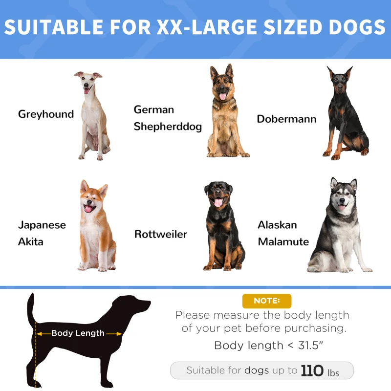 PawHut XL Elevated Dog Bed, Outdoor Raised Dog Bed, Portable Pet Cot w/Carry Bag Metal Frame Breathable Mesh Indoor and Outdoor Tan