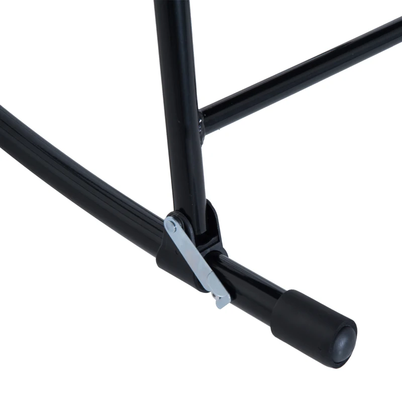 Outsunny Folding Rocking Chair Set of 2 Padded Rockers with Armrest, Navy Blue