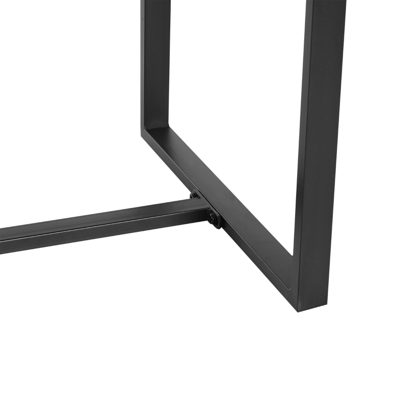 Outsunny 3 Pieces Wicker Patio Furniture Set, Rattan Bistro Set with Glass Top Coffee Table and Cushions, Outdoor Conversation Set for Garden, Porch, Balcony, Black