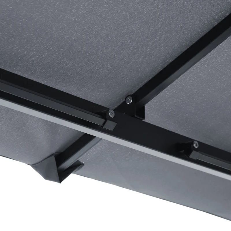 Outsunny 10' x 10' Patio Gazebo, Outdoor Gazebo Canopy Shelter with Netting & Curtains, Vented Roof, for Garden, Lawn, Backyard and Deck, Black