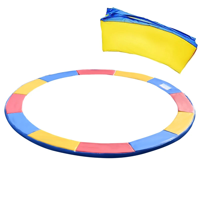 Soozier 14FT Trampoline Pad ⌀168" Replacement Jump Bounce Colorful