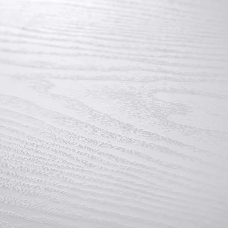 HOMCOM L-Shaped Desk, 360° Rotating Computer Corner Desk, Home Office Writing Table Workstation with Storage Shelf, White