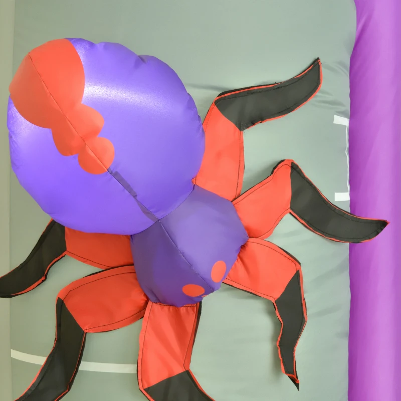 Outsunny 12ft Large Inflatable Halloween Archway with Ghost, Pumpkin, Spider and Bat