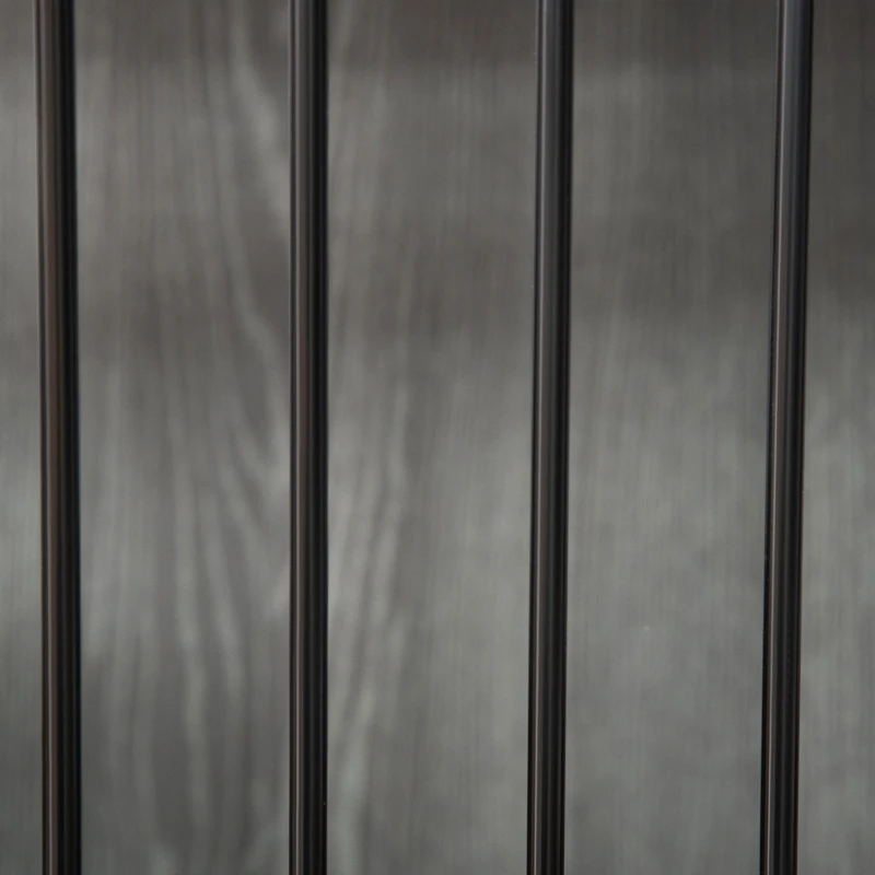 PawHut Dog Crate Furniture, Wooden End Table Furniture with Lockable Magnetic Doors, Small Size Pet Kennel Indoor Animal Cage, Gray