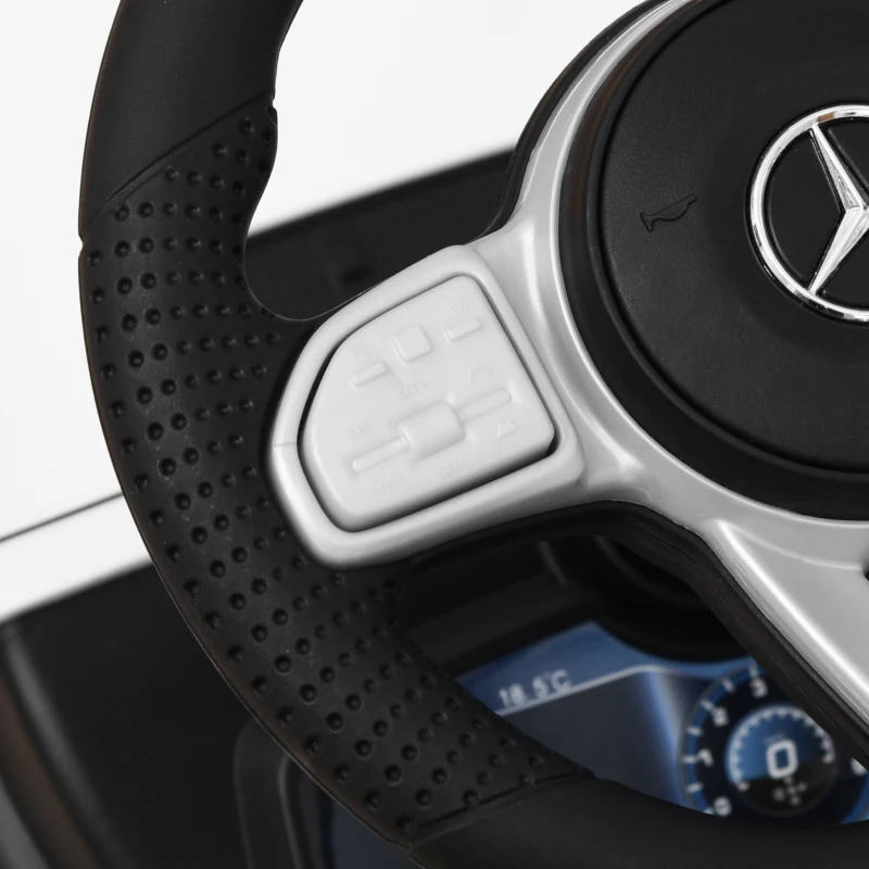 Aosom Compatible Baby Toddler Push Car Foot-to-Floor Ride-On Wheel Mercedes-Benz G350 Licensed White