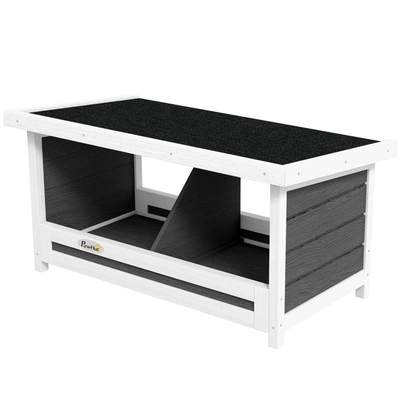 PawHut Nesting Boxes for Chickens, Chicken Coop Accessories with Asphalt Roof for Indoor Outdoor Use, Up to 2 Hens