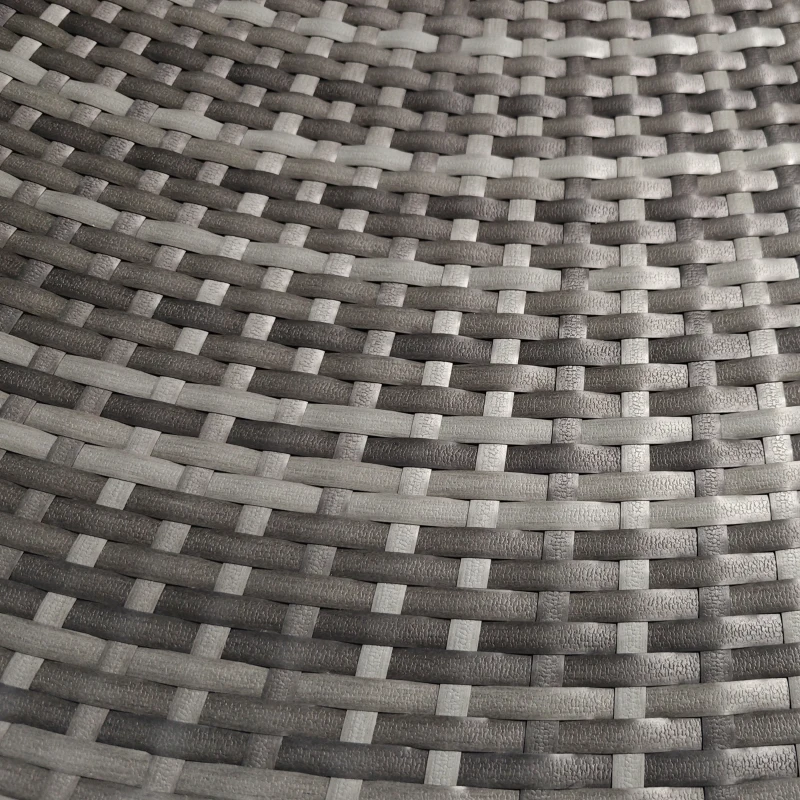 Outsunny 4-piece Cushioned Outdoor Rattan Wicker Sunbed or Conversational Sofa Set with Sun Canopy, Dark Blue