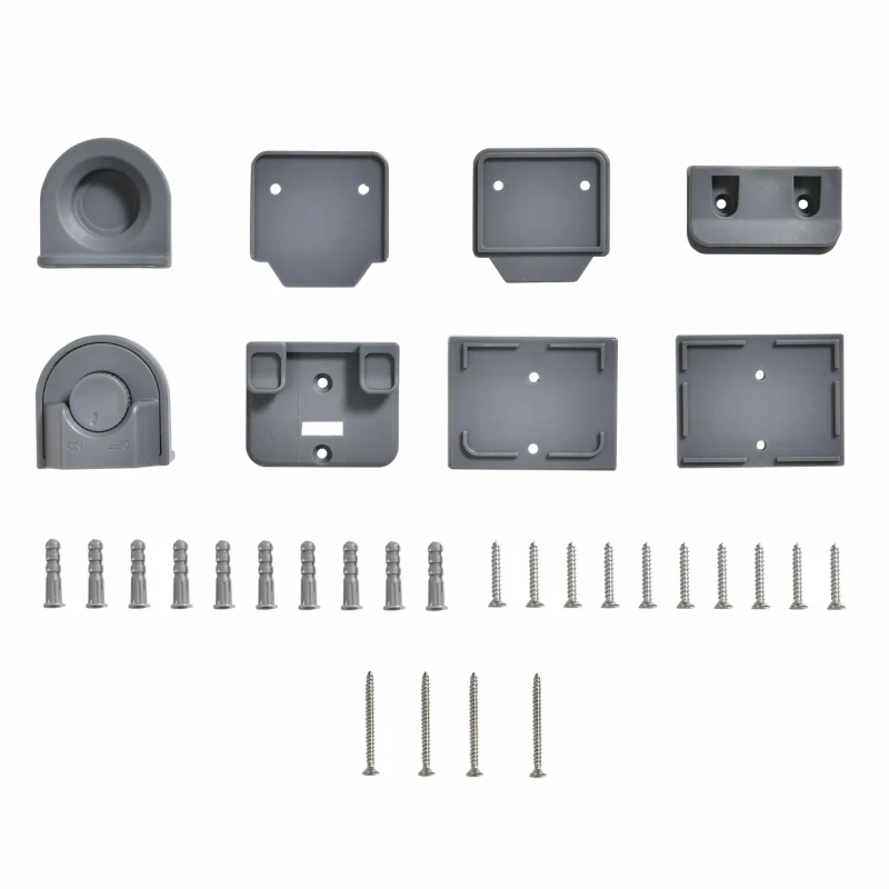 PawHut Retractable Pet Gate, Adjustable Safety Mesh Dog Gate, Extends to 55" for Narrow or Wide Doorways, Hallways, Stairs, Grey