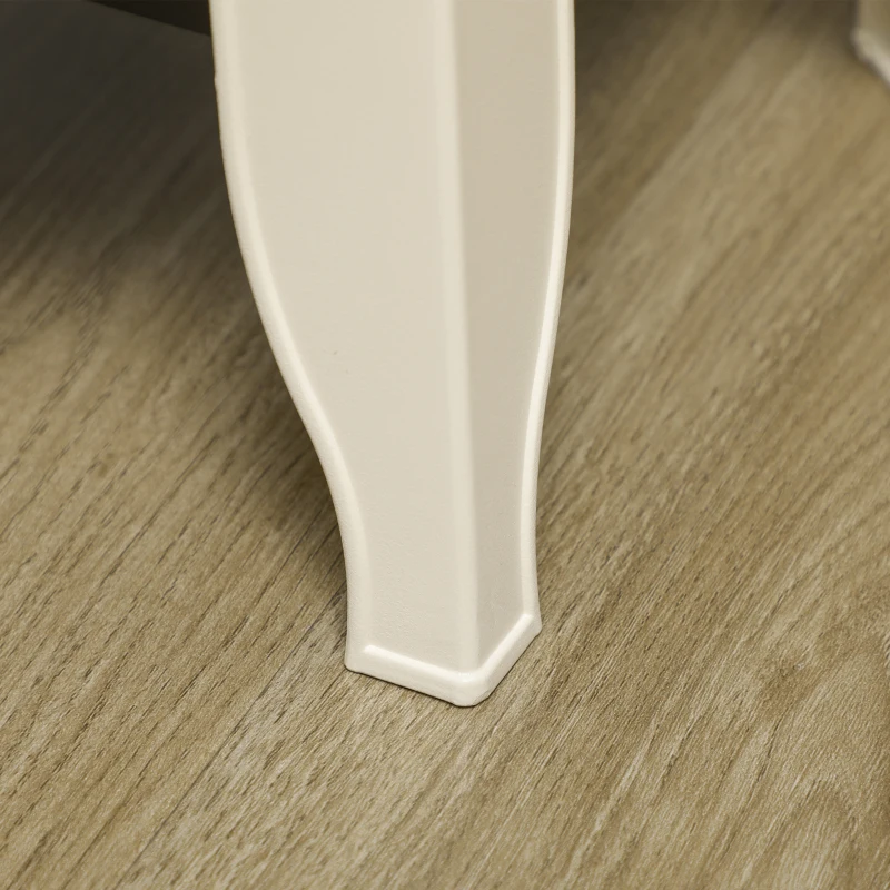 HOMCOM Electric Fireplace Heater, Freestanding Fireplace Stove with Realistic Flame Effect Overheat Protection 750W/1500W Beige