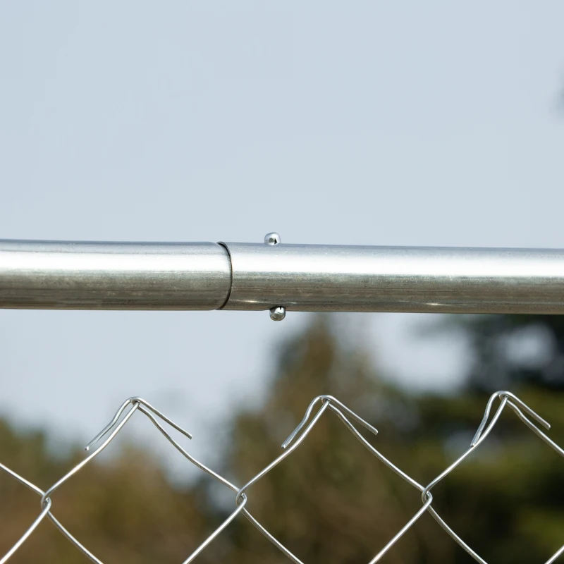 PawHut 227.7 Sq. Ft. Dog Playpen Outdoor with Galvanized Steel Frame, for Small and Medium Dogs, 15.1' x 15.1' x 6'