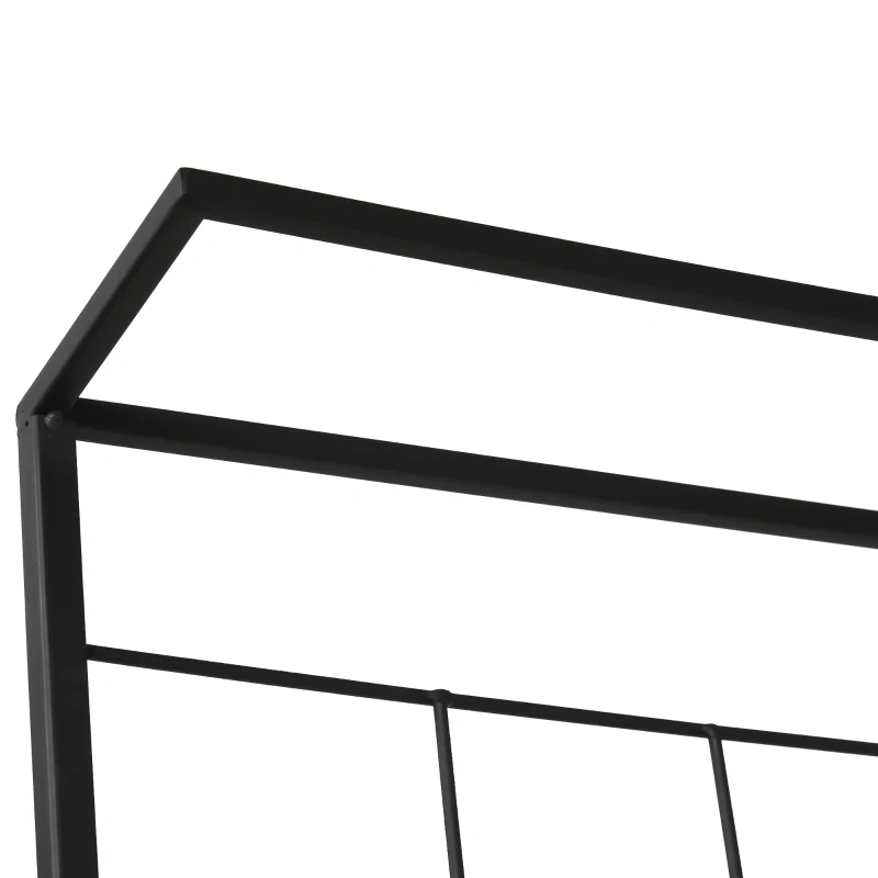 Outsunny 3-Tier Hanging Plant Stand with Grid Panel, Planter Shelves Flower Pot Organizer Rack, Multiple Flower Pot Display Holder Shelf
