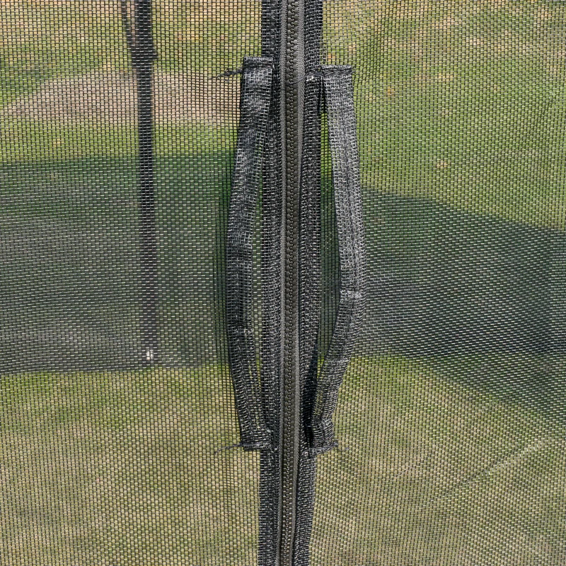 Outsunny 10' x 10' Hardtop Gazebo Canopy with Polycarbonate Roof, Aluminum Frame, Permanent Pavilion Outdoor Gazebo with Netting, for Patio, Garden, Backyard, Deck, Lawn, Gray