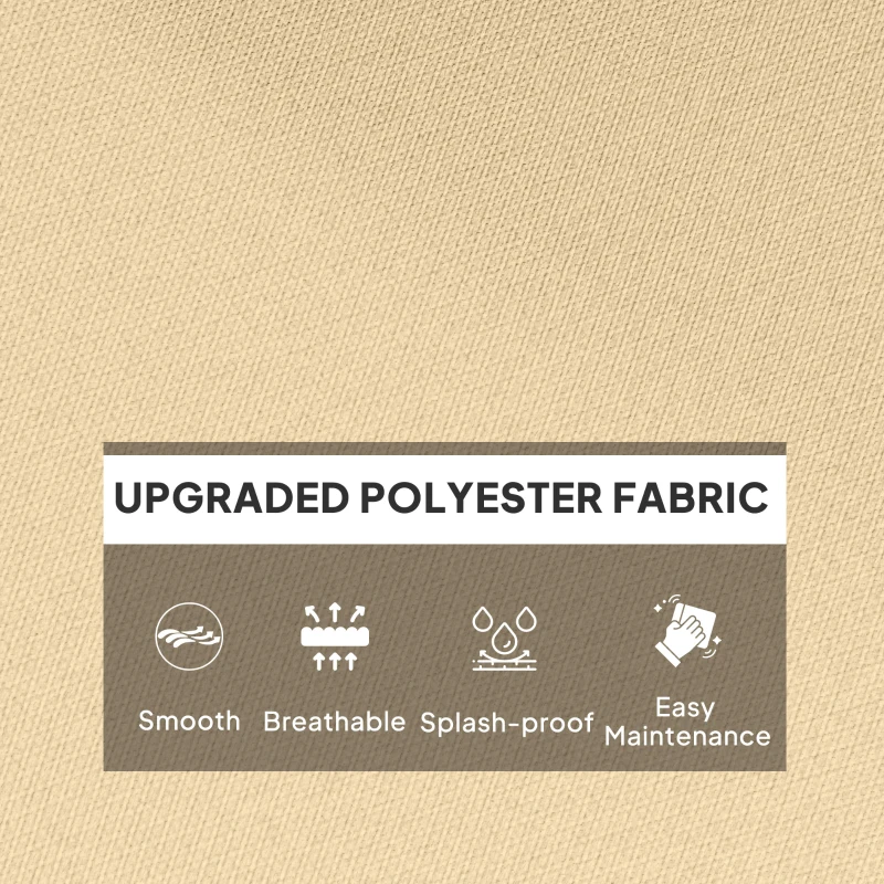 Outsunny Outdoor Swing Cushion, Tufted Patio Cushion Replacement for Garden Chair Egg Chair,  Indoor Outdoor Seat Cushion, Beige