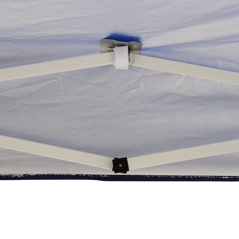 Outsunny 10' x 10' Easy Pop Up Canopy Gazebo Party Tent Shelter - Blue